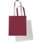 Borsa shopper ibrida in cotone natural/bordeaux personalizzata Q24254NT/BO