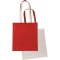 Borsa shopper ibrida in cotone natural/rosso personalizzata Q24254NT/R
