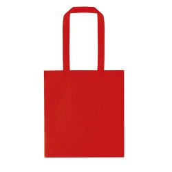 Borsa shopper in tnt rossa personalizzata Q24257R Borsa shopper in tnt rossa personalizzata Q24257R