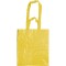 Borsa shopper con soffietto in pp laminato gialla personalizzata Q24260G