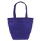 Borsa shopper con soffietto in tnt blu royal personalizzata Q24267BL