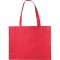 Borsa shopper con soffietto in rpet rossa personalizzata Q24274R