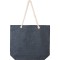 Borsa mare in poliestere blu navy personalizzata Q24276NY