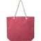 Borsa mare in poliestere rossa personalizzata Q24276R