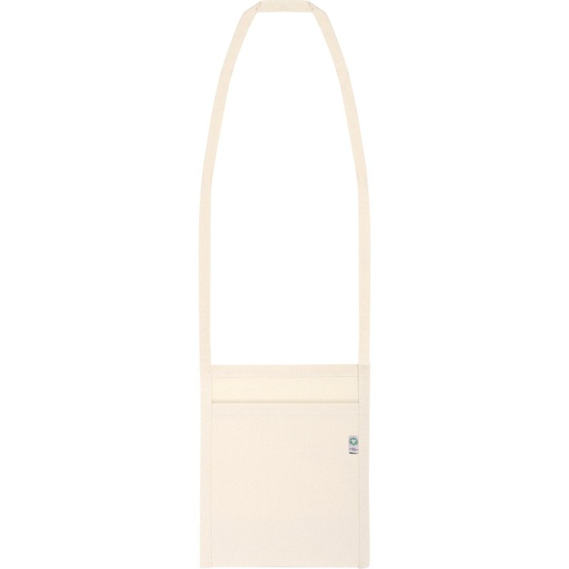 Tracolla portabicchiere in cotone organico personalizzato Q24279
