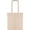 Borsa shopper con soffietto in cotone riciclato natural personalizzata Q24283NT