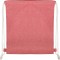 Sacca in cotone riciclato rosso personalizzato Q24284R