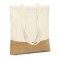 Borsa shopper in cotone natural personalizzata Q24288