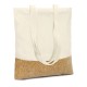 Borsa shopper in cotone natural personalizzata Q24288