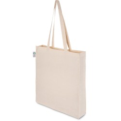 Borsa shopper colore natural in cotone organico natural personalizzata Q24292