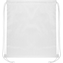 Sacca in poliestere bianco personalizzato Q24297B Sacca in poliestere bianco personalizzato Q24297B