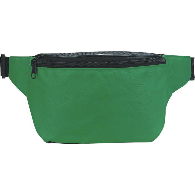 Marsupio nero/verde personalizzato Q24310N/V
