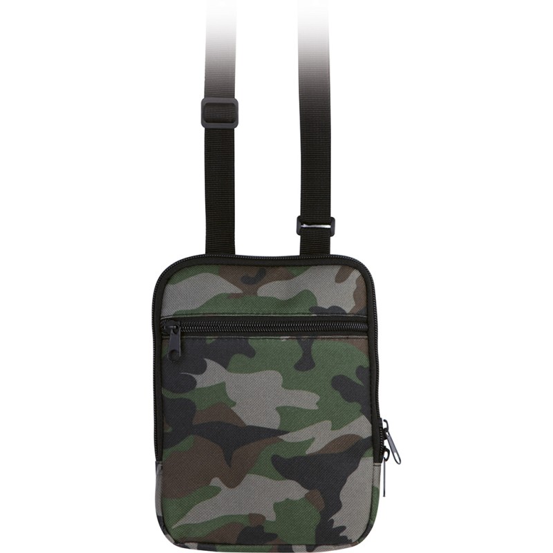 Borsello da spalla mimetico in poliestere mimetico personalizzato Q24322CM