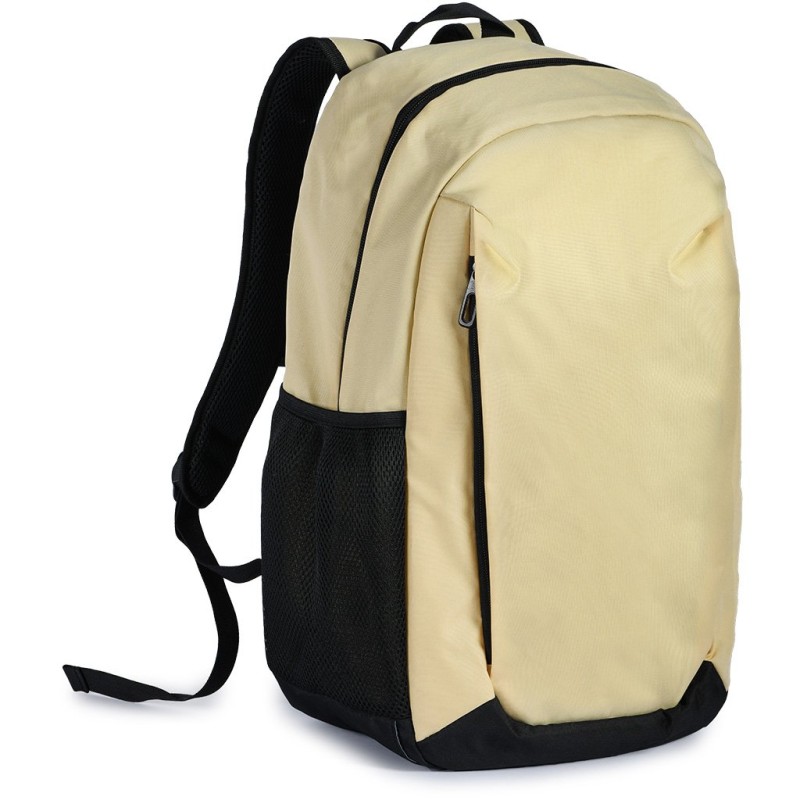 Zaino portacomputer in rpet beige personalizzato Q24339BE
