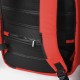Zaino antitaccheggio in rpet rosso personalizzato Q24341R