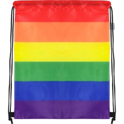 Sacca arcobaleno in rpet personalizzato Q24343 Sacca arcobaleno in rpet personalizzato Q24343