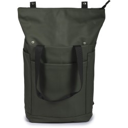 Zaino multiuso in pvc soft touch verde militare personalizzato Q24344VM Zaino multiuso in pvc soft touch verde militare personalizzato Q24344VM