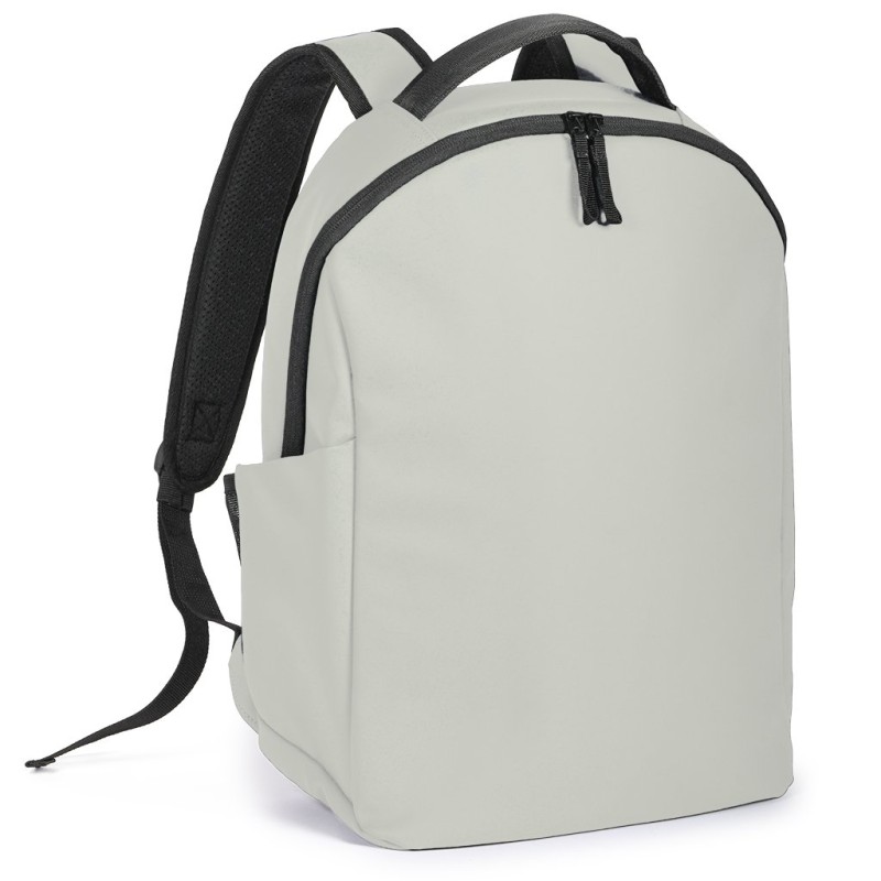 Zaino portacomputer in pu soft touch beige personalizzato Q24346BE Zaino portacomputer in pu soft touch beige personalizzato Q24346BE