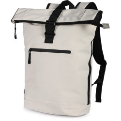 Zaino multiuso in pu soft touch beige personalizzato Q24347BE Zaino multiuso in pu soft touch beige personalizzato Q24347BE
