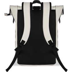 Zaino multiuso in pu soft touch beige personalizzato Q24347BE Zaino multiuso in pu soft touch beige personalizzato Q24347BE