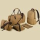 Tracolla vintage in policotone canvas kaki personalizzato Q24352KA Tracolla vintage in policotone canvas kaki personalizzato Q24352KA