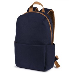 Zaino vintage in policotone canvas blu navy personalizzato Q24351NY Zaino vintage in policotone canvas blu navy personalizzato Q24351NY