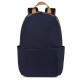 Zaino vintage in policotone canvas blu navy personalizzato Q24351NY