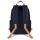 Zaino vintage in policotone canvas blu navy personalizzato Q24351NY
