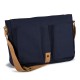 Tracolla vintage in policotone canvas blu navy personalizzato Q24352NY Tracolla vintage in policotone canvas blu navy personalizzato Q24352NY