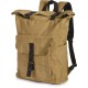 Zaino vintage in policotone canvas kaki personalizzato Q24355KA
