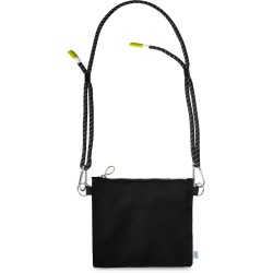 Tracolla urban in rpet nero personalizzato Q24376N