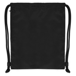 Sacca in poliestere nero personalizzato Q24379N Sacca in poliestere nero personalizzato Q24379N