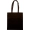 Borsa shopper in cotone nera personalizzata Q24385N