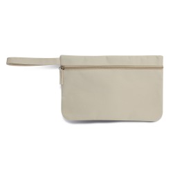 Busta porta documenti in poliestere beige personalizzato Q24402BE