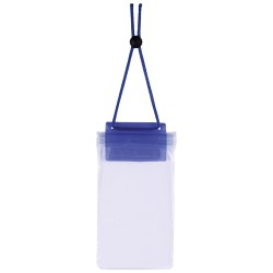Porta cellulare impermeabile touch screen in pvc e poliestere blu royal personalizzato Q24428BL Porta cellulare impermeabile touch screen in pvc e poliestere blu royal personalizzato Q24428BL