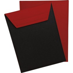 Custodia porta ipad nero/rosso personalizzato Q24439N/R