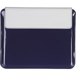 Custodia porta ipad bianco/blu royal personalizzato Q24443B/BL Custodia porta ipad bianco/blu royal personalizzato Q24443B/BL