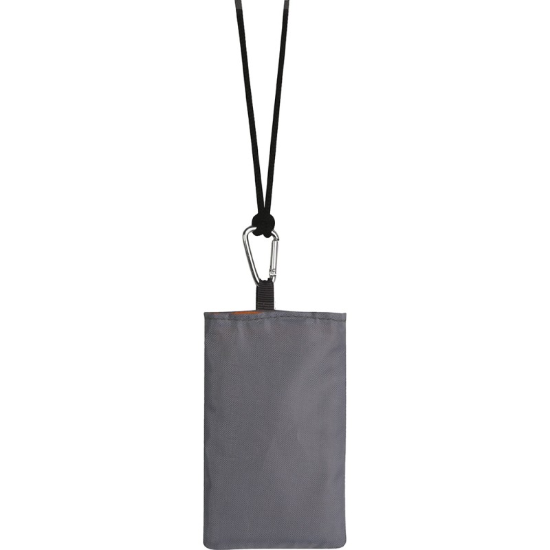 Astuccio appendibile grigio personalizzato Q24459GR