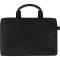 Borsa portadocumenti in poliestere nera personalizzata Q24503N