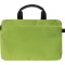 Borsa portadocumenti in poliestere verde acido personalizzata Q24503VA