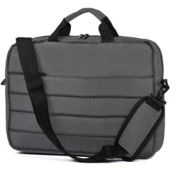 Borsa tracolla porta computer in rpet grigia personalizzata Q24533GR Borsa tracolla porta computer in rpet grigia personalizzata Q24533GR