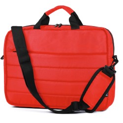 Borsa tracolla porta computer in rpet rossa personalizzata Q24533R Borsa tracolla porta computer in rpet rossa personalizzata Q24533R