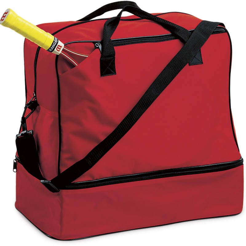 Borsa sportiva in nylon rossa personalizzata Q24700R