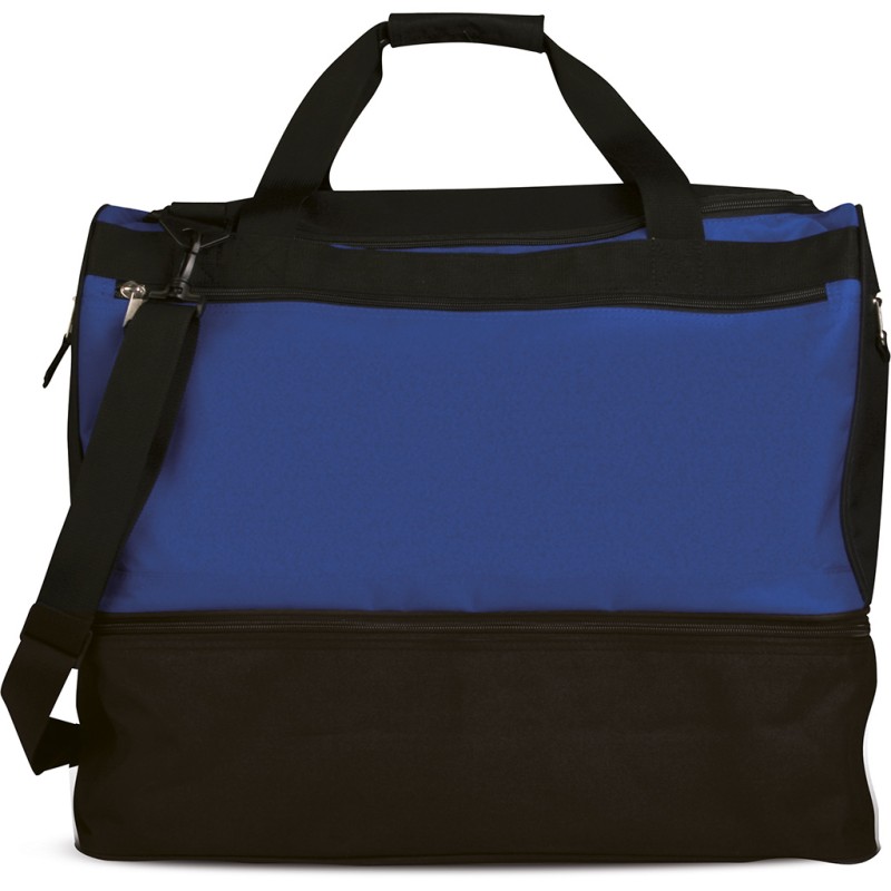 Borsa sportiva in poliestere blu royal personalizzata Q24708BL