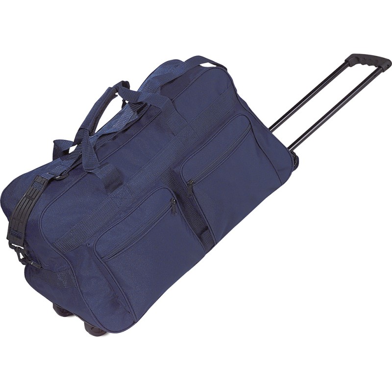 Borsa trolley in poliestere blu royal personalizzata Q24715BL