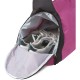 Borsa sportiva con tracolla in poliestere fucsia personalizzata Q24722FU
