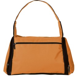 Borsa sportiva con tracolla in poliestere arancione personalizzata Q24722A Borsa sportiva con tracolla in poliestere arancione personalizzata Q24722A