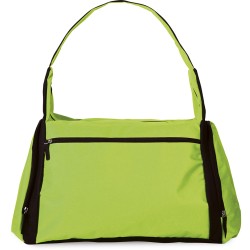 Borsa sportiva con tracolla in poliestere verde acido personalizzata Q24722VA Borsa sportiva con tracolla in poliestere verde acido personalizzata Q24722VA