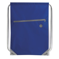 Sacca in poliestere blu royal personalizzato Q24026BL