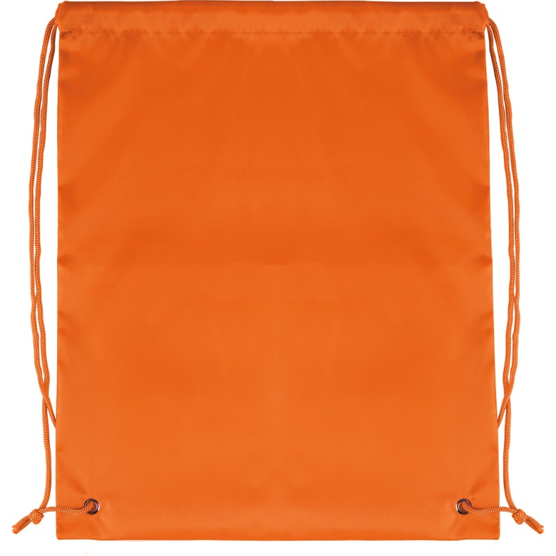 Sacca in poliestere colori fluo arancione personalizzato Q24099A